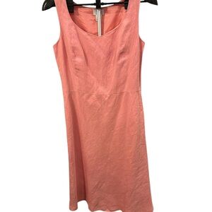 LOFT Pink Sleeveless Dress Beautiful Color